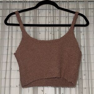 Skims Cozy Collection Crop Top